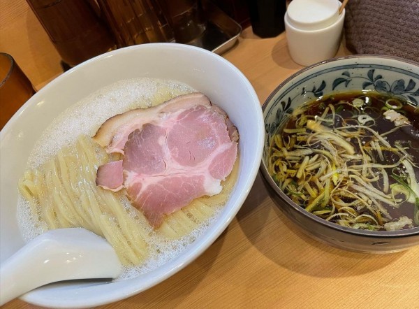 「濃厚泡昆布水つけめん」@麺屋 なおとの写真