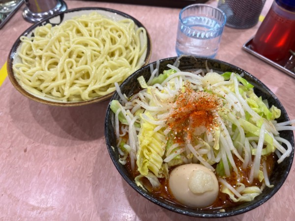「もり野菜 970円 担々麺に変更60円味玉100円」@所沢大勝軒の写真