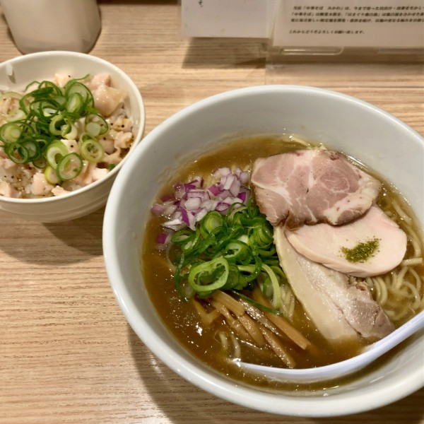 「限定 とろみ山椒そば￥1,100＋日替わりごはん￥250」@中華そば みかわの写真