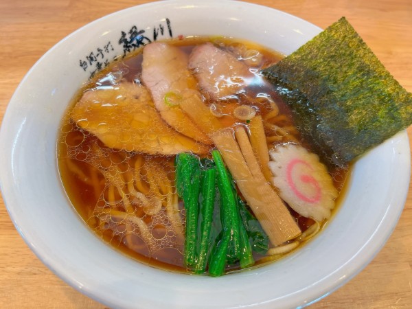 「手打中華そば（830円）」@白河手打中華そば 緑川 とら食堂那須塩原分店の写真