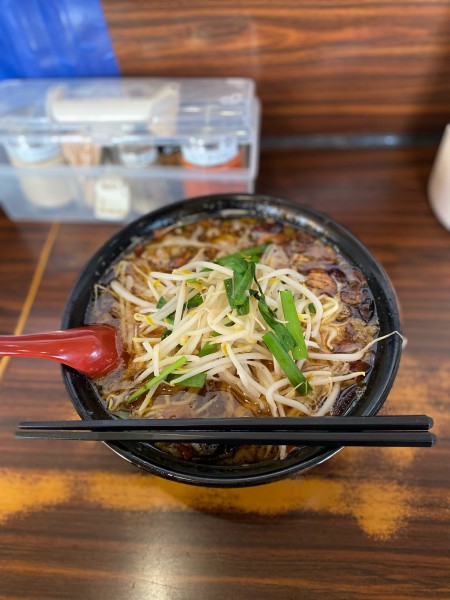 「醤油ほんてんラーメン大盛」@尾道ラーメン ほんてんの写真