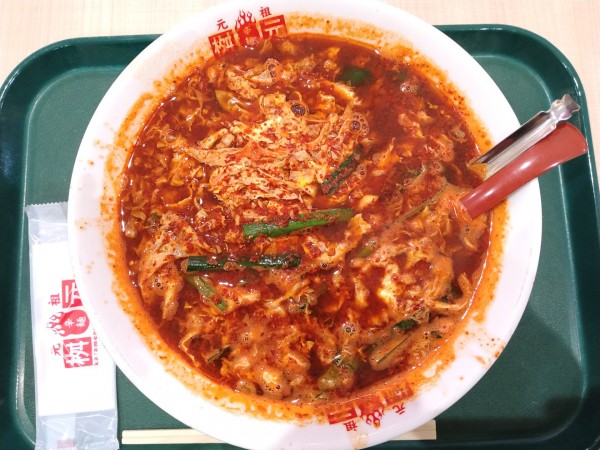 「元祖辛麺（レギュラー、韓国麺、25辛）」@辛麺屋桝元 イオンモール高崎店の写真