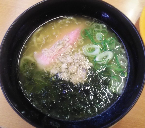「むかん監修　牡蠣塩ラーメン」@スシロー 新横浜店の写真