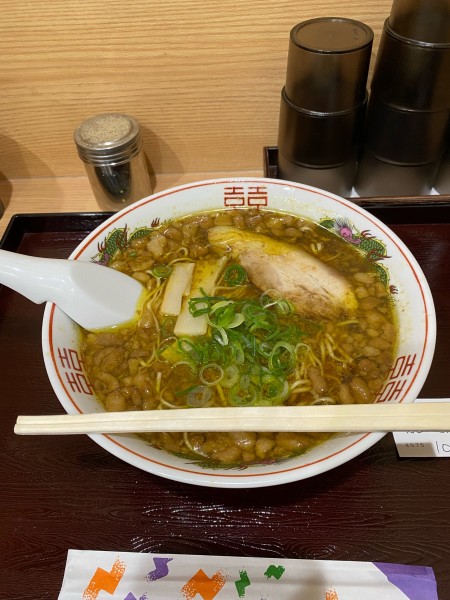 「尾道カレーそば大盛」@尾道中華そば 渡なべの写真