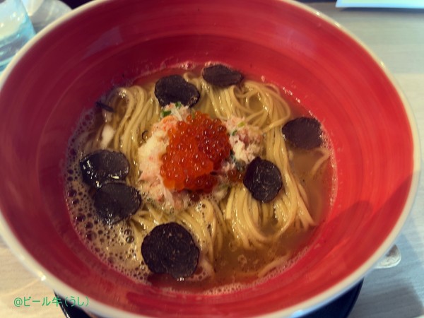 「トリュフ舞う蟹まみれ潮SOBA(1500円)」@柳麺 呉田-goden-の写真