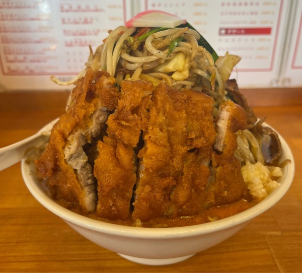 「排骨味噌タンメン(1090円)+野菜増し(150円)+無料TPニ」@極濃湯麺 フタツメ 安中店の写真