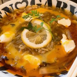 【限定】黄金檸檬酸辣湯麺