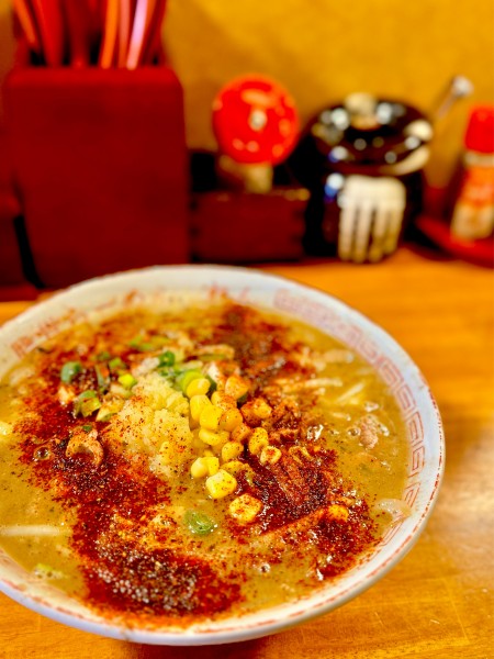 「濃厚焼き味噌らーめん950円」@豚骨らーめん れんの写真