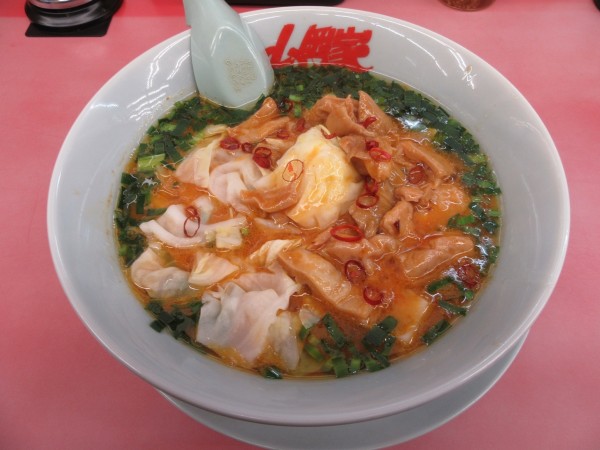 「もつ味噌ラーメン（１０５０円）」@山岡家 成田店の写真