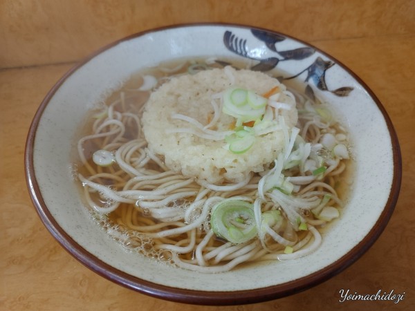 「天プラそば（390円）」@美味そば亭の写真