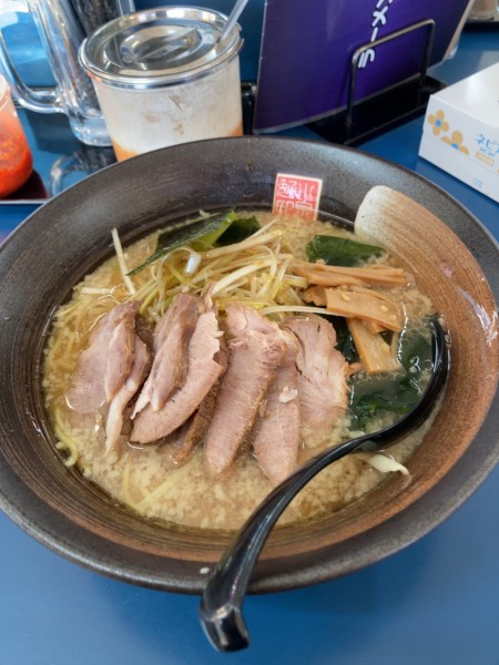 「ネギチャーシューメン（中盛）　1220円」@ラーメンショップ横綱の写真