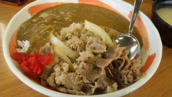 「牛カレー並盛 590円」@丼太郎 茗荷谷店の写真