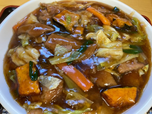 「スタミナ冷し（大盛り）」@我流食堂総本店の写真