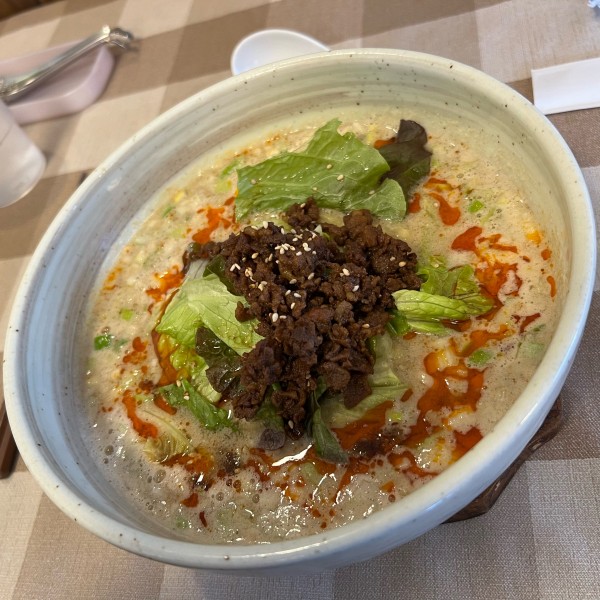 「白胡麻担々麺」@中華食堂 担担の写真