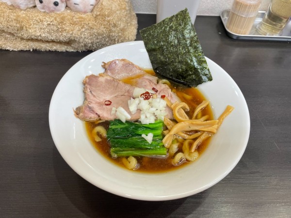 「禿醤油」@自家製手打ち麺 禿の写真
