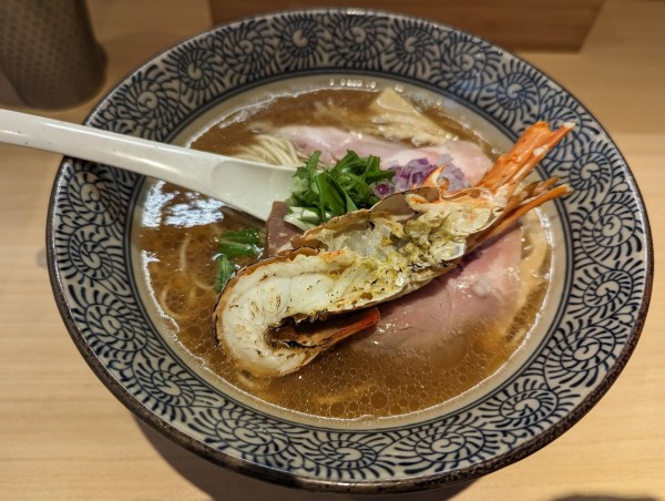 「伊勢海老ラーメン890円」@中華そば 獅の写真