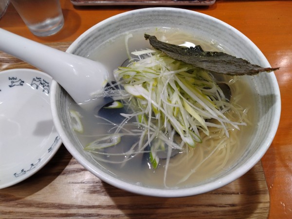 「しじみラーメン¥1000+ビール¥550-」@金糸細麺 彩の写真