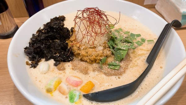 「限定 あん肝味噌白湯」@らーめんよっちゃん(仮)の写真