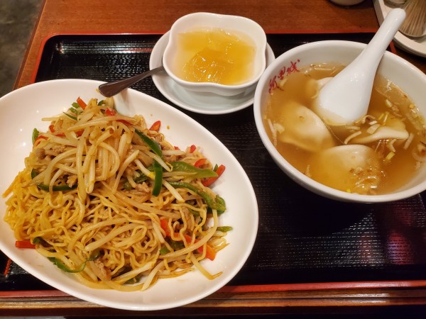 「麻辣牛肉面セット」@阿里山の写真