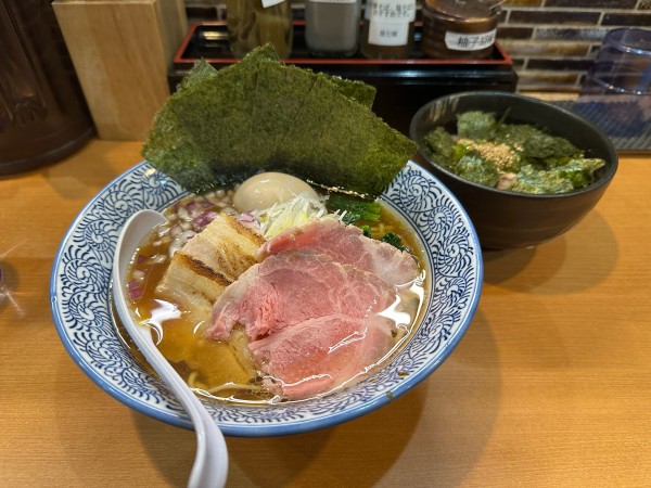 「特製蛤と鰹中華そば(醤油)」@中華そば 円月の写真
