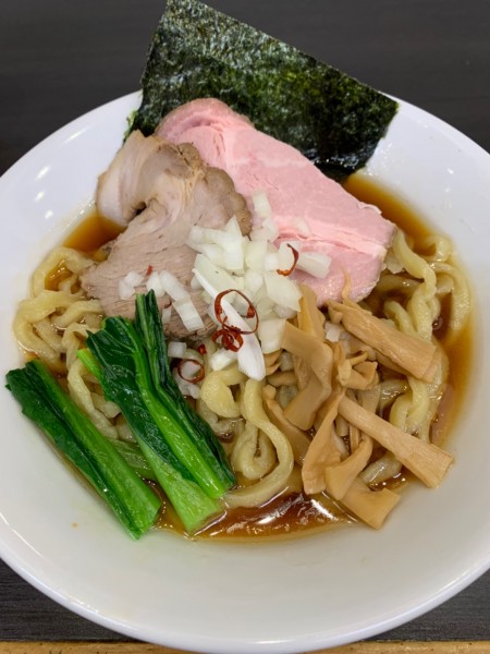 「禿醤油大盛り」@自家製手打ち麺 禿の写真