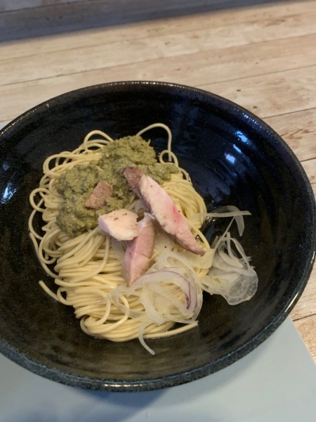 「和え玉牡蠣ペースト乗せ」@かき物語の写真