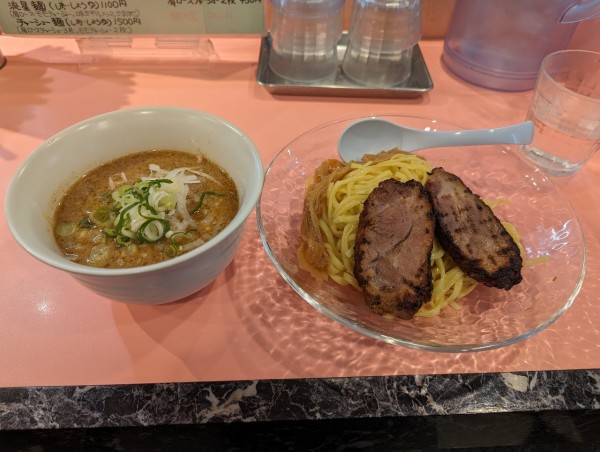 「パンチつけ麺　チャーシュー」@流星軒の写真