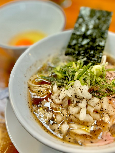 「鯵煮干しらぁ麺1,000円」@会津ばんだいらーめん 伊勢崎店の写真