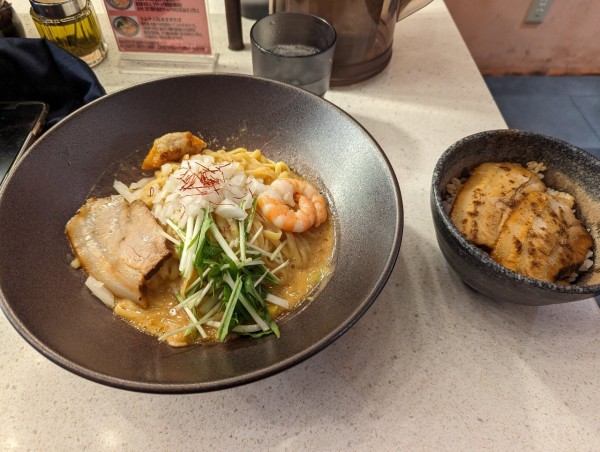 「海老クリームまげそば」@SHRIMP NOODLE 海老ポタの写真