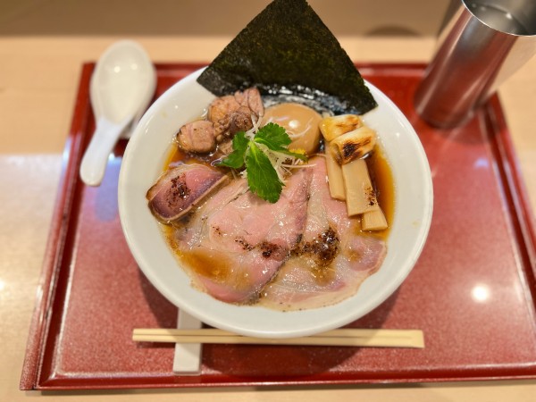 「特製紀州鴨そば」@燃えよ麺助の写真
