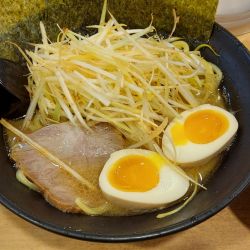 白髪ねぎラーメン・TP味玉・半ライス 900円