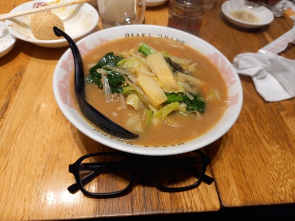 「みそラーメン」@大阪王将 川崎駅東口店の写真