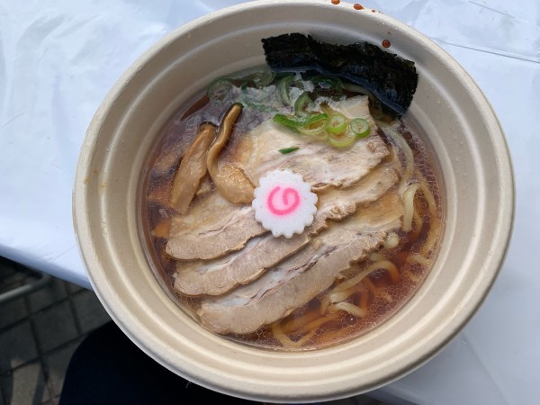 「煮干し香る琥珀の熟成しょうゆ　若武者」@名古屋ラーメンまつり2024の写真