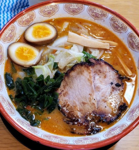 「茂木旨辛味噌らーめん(全部入り)3辛 1,200円」@らーめん右京 茂木の写真