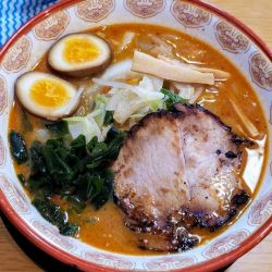 茂木旨辛味噌らーめん（全部入り）3辛 1,200円