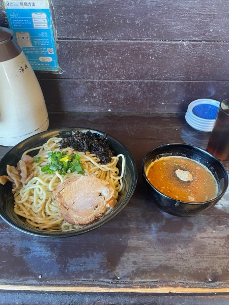 「つけ麺　熱盛　大」@鶏そばや 竜神洞の写真