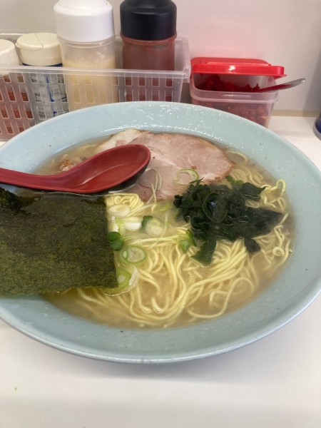 「塩ラーメン 中盛」@◯つばき食堂の写真