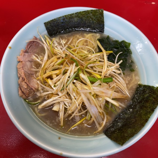 「ネギラーメン コイメ・オオメ550円」@ラーメンショップ YAMANAKAの写真