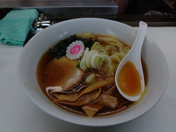 「ワンタン麺（醤油）（730円）」@東武ラーメンの写真