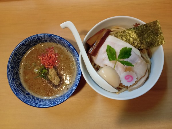 「味玉海老つけ麺」@麺匠 善し田の写真