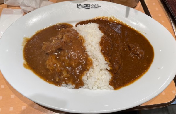 「ピッコロビーフカリー&スパイシー」@グルメカリーピッコロ かっぱ横丁店の写真