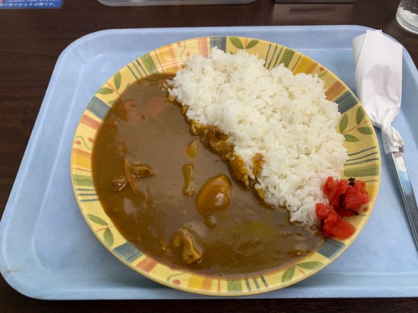 「カレーライス 650円」@空港食堂の写真