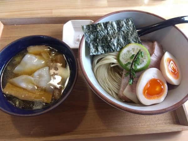 「特製昆布水つけ麺（醤油）¥1300がクーポン無料」@KUMAGAYA RAMEN STANDの写真