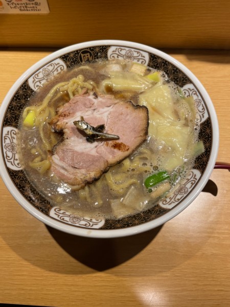 「煮干しラーメン」@すごい煮干ラーメン凪 西新宿7丁目店の写真
