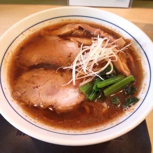 「辛味（￥800）＋メンマ（￥100）＋手作りプリン（￥200」@食堂 ニッコロガシの写真