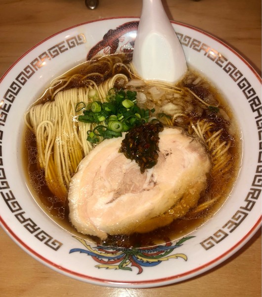 「腕刀そば 生卵 600+50円」@麺尊RAGE中野腕刀の写真