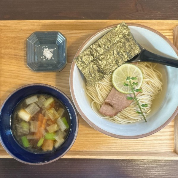 「昆布水つけ麺 塩」@KUMAGAYA RAMEN STANDの写真