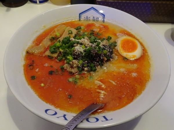 「チョコレートとクリームチーズの担々麺（1,320円）」@楽観 立川の写真