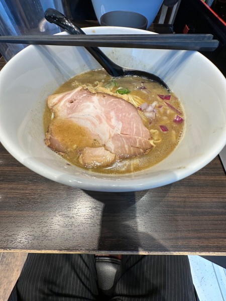 「鶏白湯　煮干し　830円」@小杉らぁめん 夢番地の写真