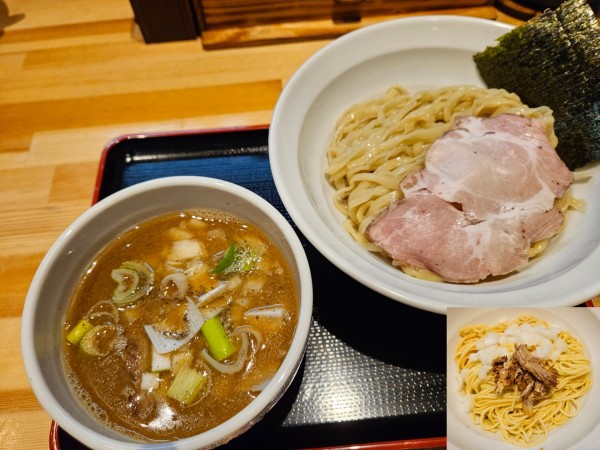 「特上煮干しつけ麺＋和え麺」@井さい東京(仮)の写真